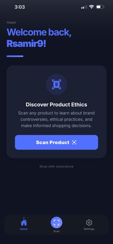 ethicalShopping screenshot