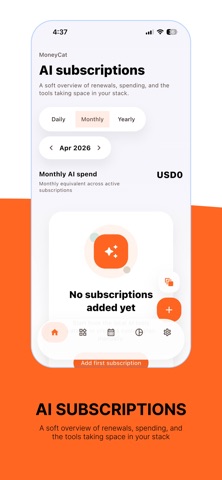 MoneyCat: Orange Finance iPhone screenshot 6