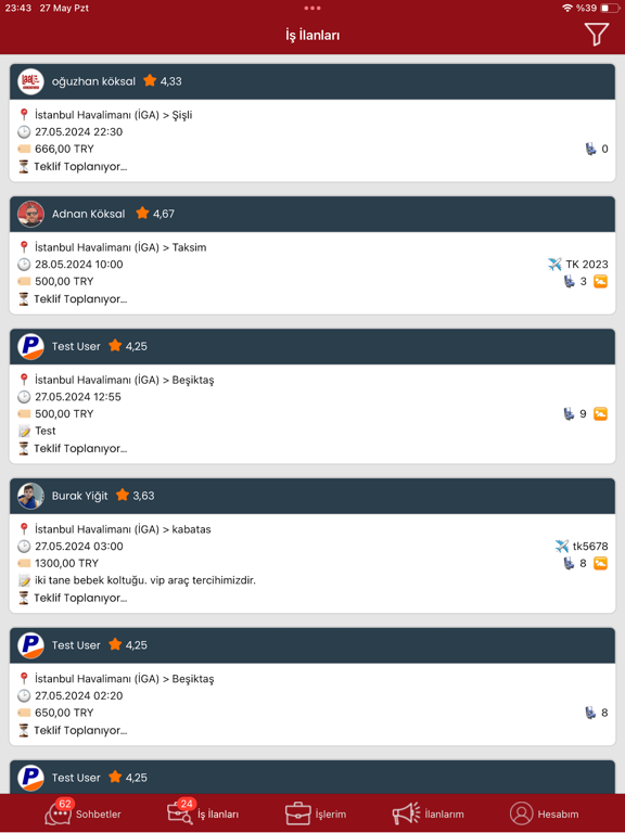 Transfer Grup app screenshot 2