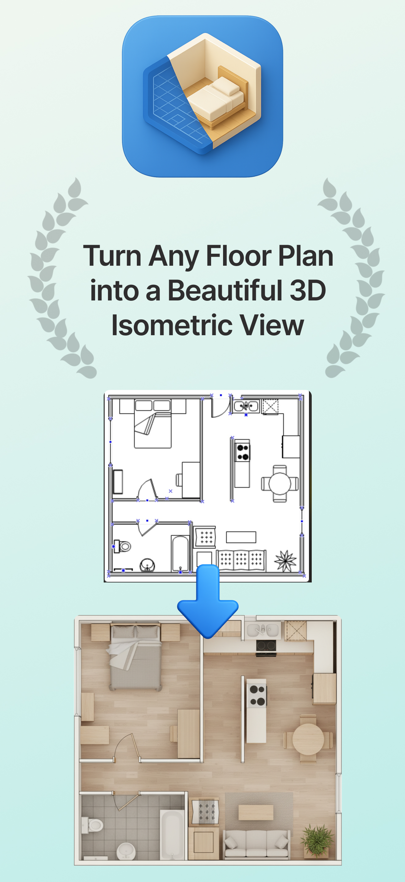 Floor Plan to 3D Room Planner