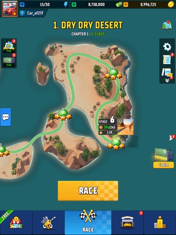 Racing Car: Speed & Battle iPad screenshot