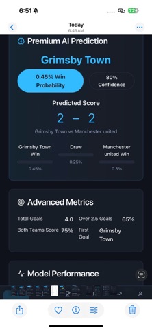 SportCore iPhone screenshot