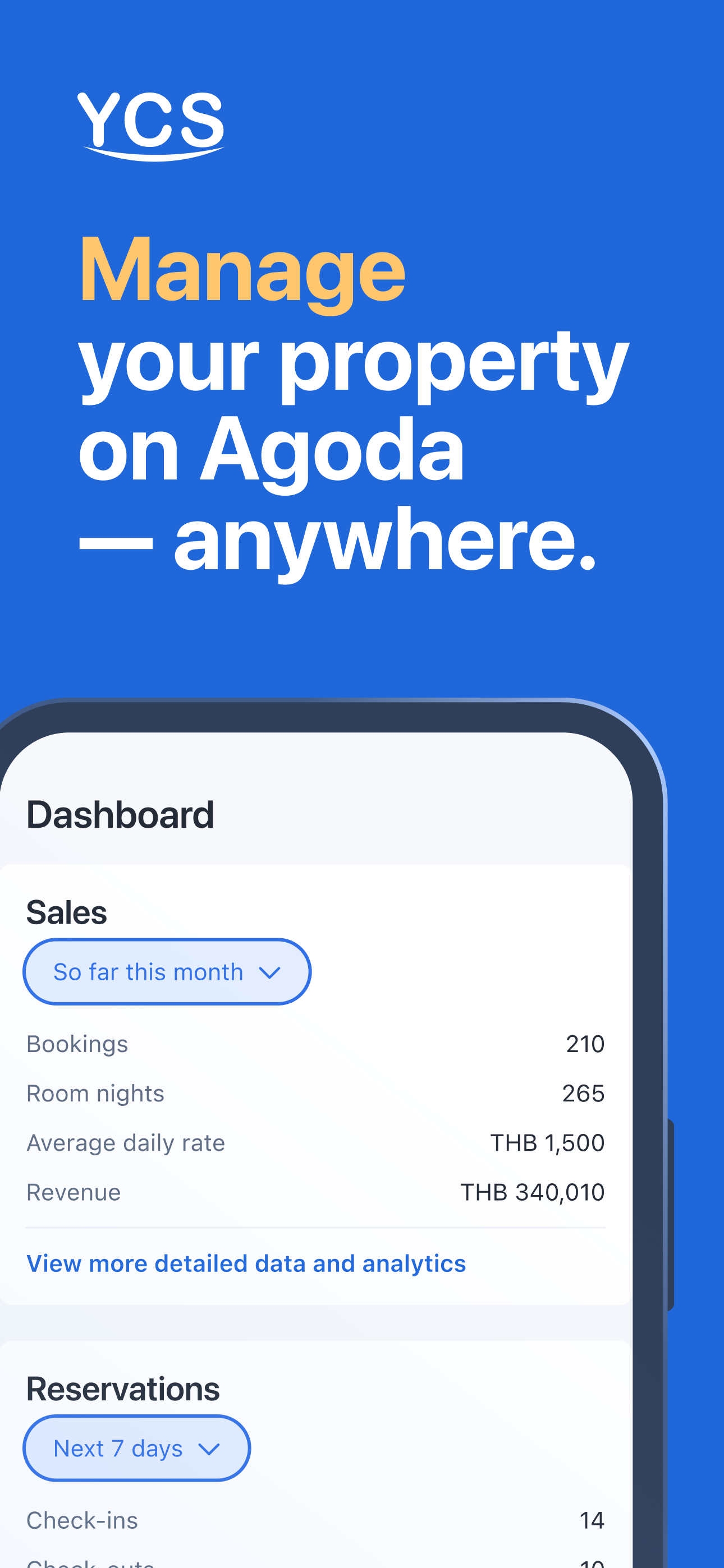 Agoda Partner Portal (YCS)