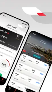air canada + aeroplan iphone screenshot 2