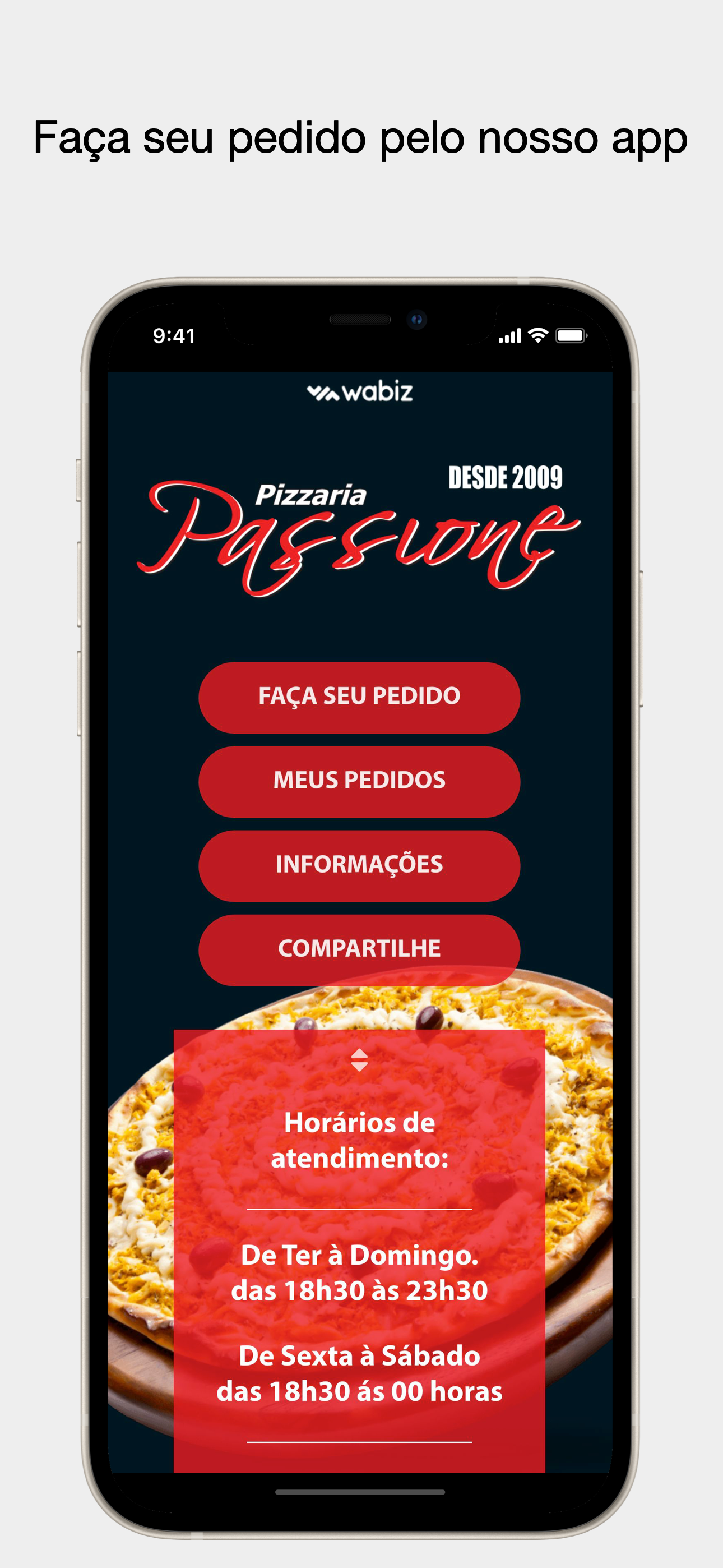 Pizzaria Passione App