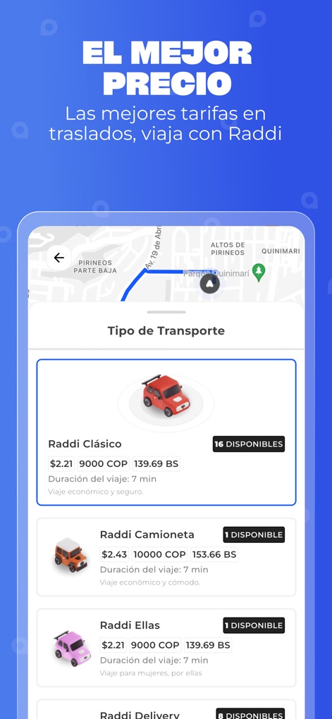 Raddi: Encuentra un viaje - Navigation App | MWM