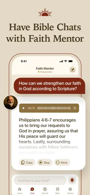 Faith Mentor - AI Bible Chat screenshot 1