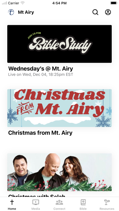 Mt Airy Church iPhone screenshot 1 - Education app