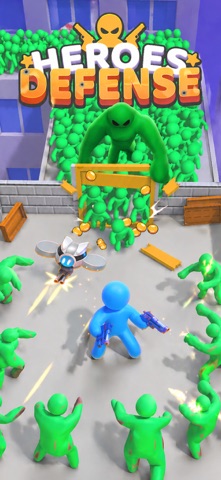 Hero Defense: Zombie War iPhone screenshot