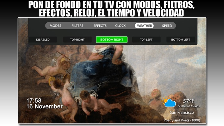 Captura de pantalla de la aplicación