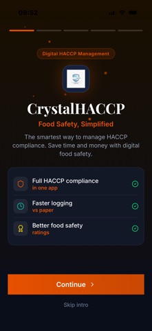 CrystalHACCP Screenshot 1 of 10