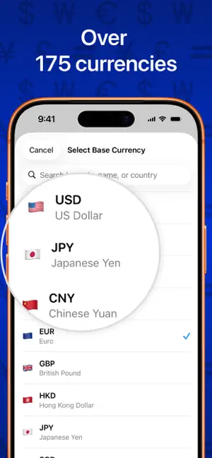 Currency converter: Xrate screenshot 3