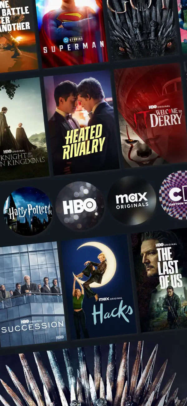 HBO Max: Filme und Serien iPhone App Screenshot 1 – Unterhaltung