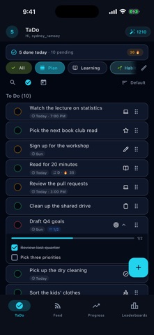TaDo List screenshot 1