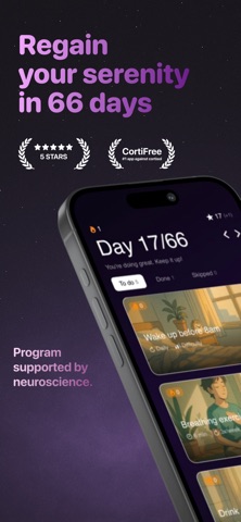 CortiFree: Stress & Sleep screenshot