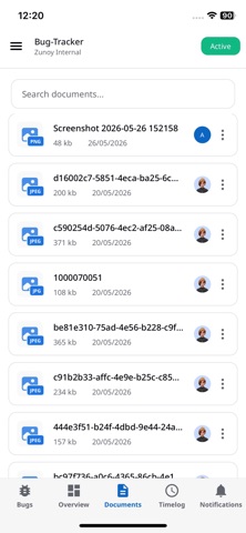 Zunoy BugTracker screenshot
