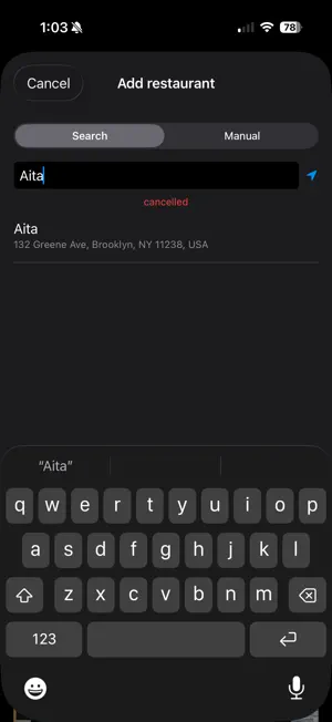 Tavola – Restaurant List App screenshot 3