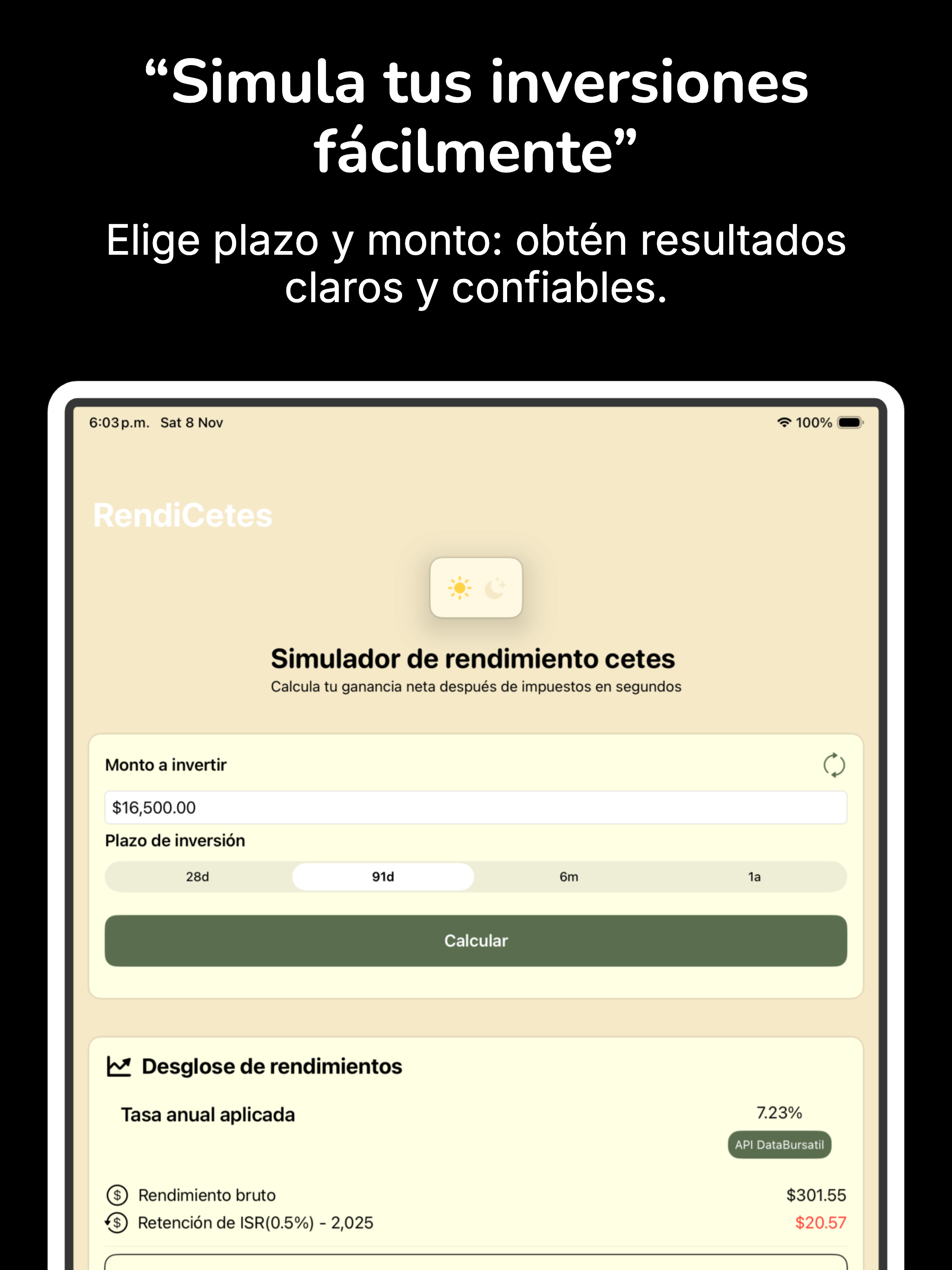 RendiCetes screenshot 6