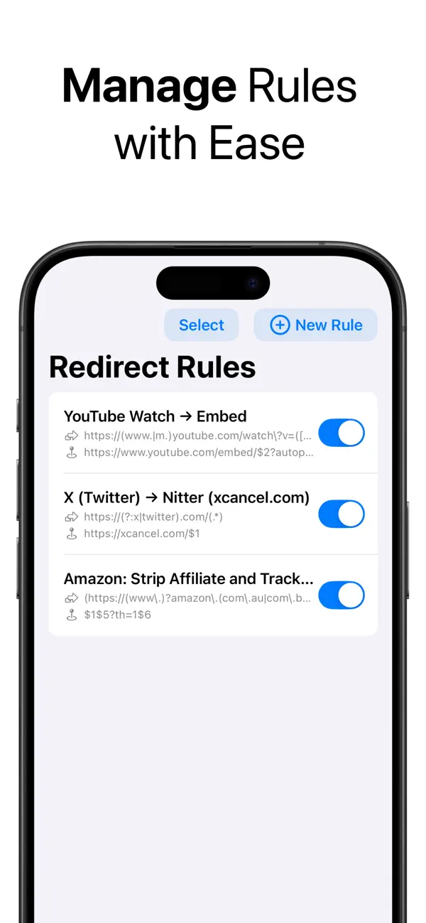 #2. RedirectWeb: Smart URL Router (iOS) Door: Manabu Nakazawa