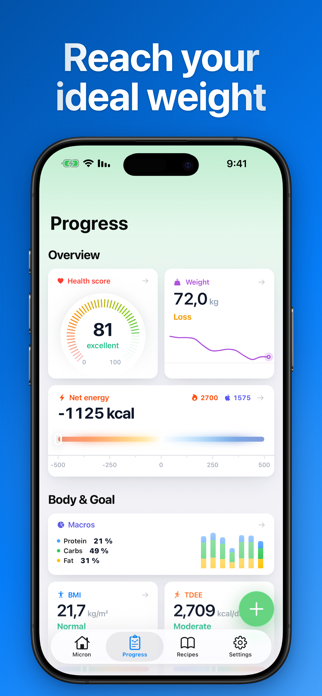 Micron – Calories & Nutrients Screenshot 3 of 7