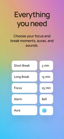 Pomodoro Aura: Focus Timer Screenshot 6 of 6