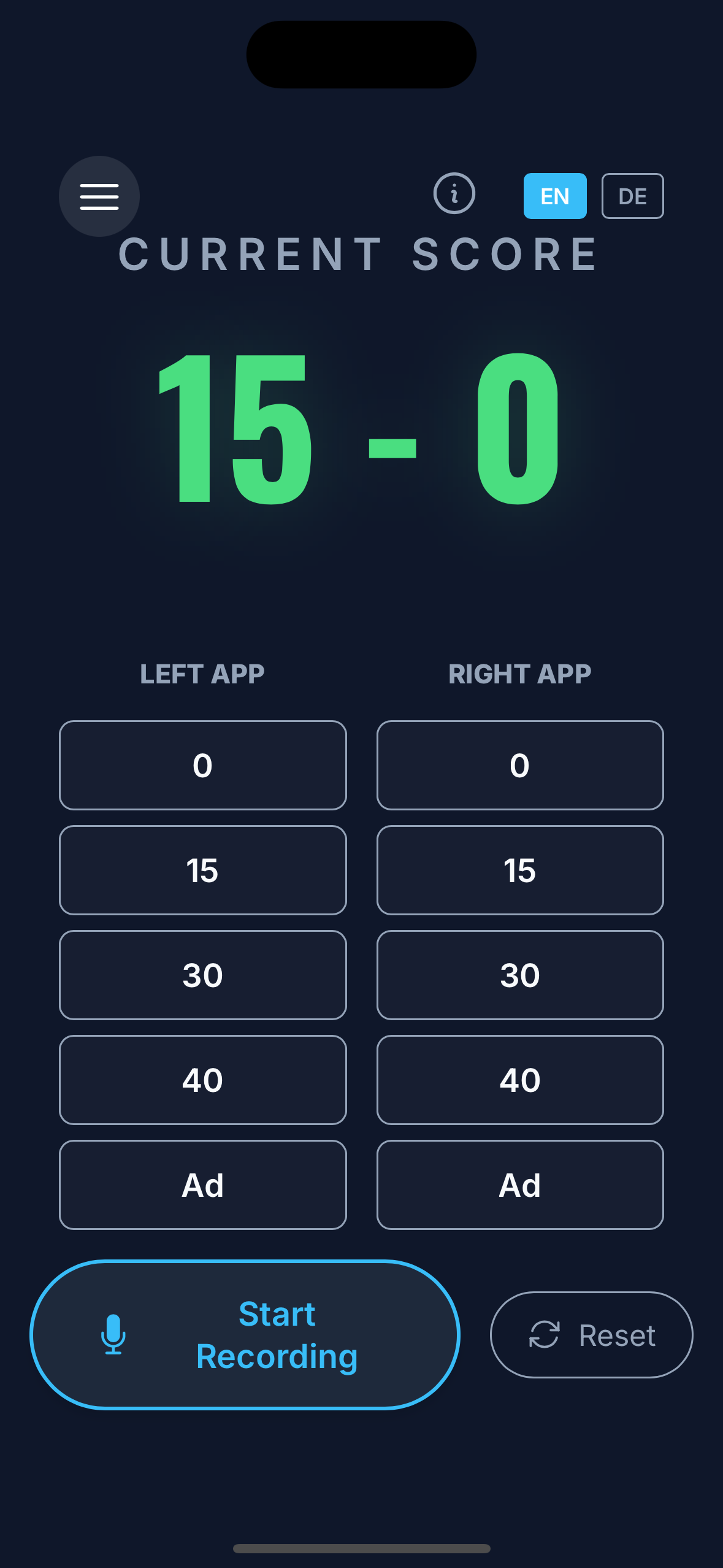 HIT Tennis Tracker screenshot 4