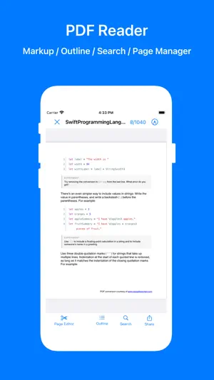 PDF Mpjex - Editor for pdf screenshot 4