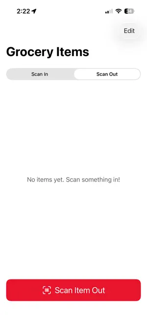 Grocery Scanner List screenshot 1