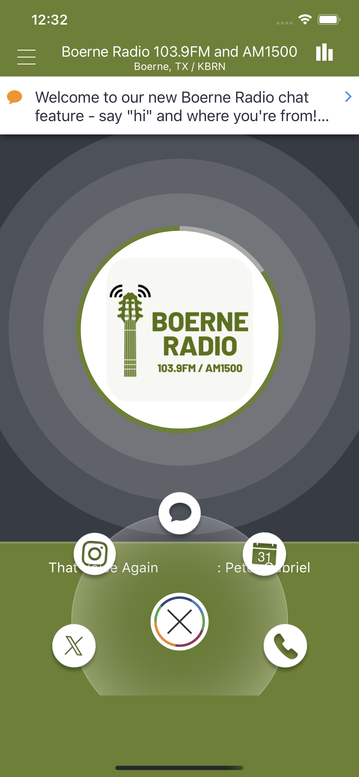 Boerne Radio App