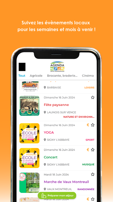 Screenshot #3 pour Agenda Crêtes