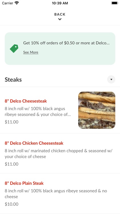 Delco Steaks LLC