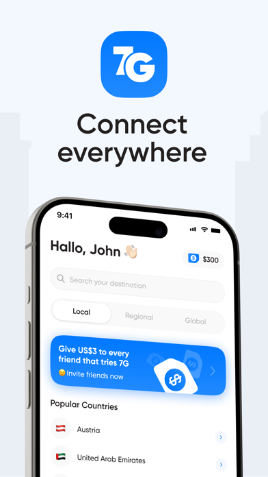 eSIM 7G: Travel & Mobile Data Screenshot