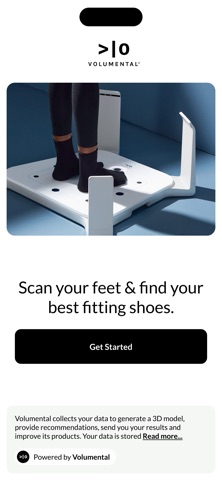 Volumental Scanner screenshot