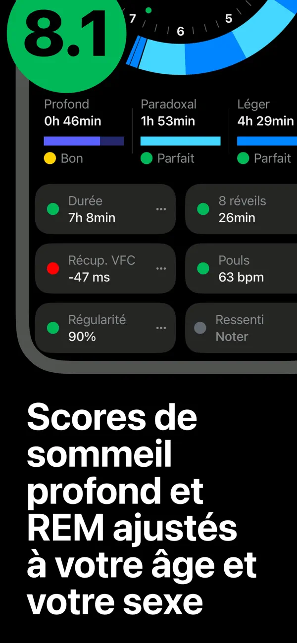 Screenshot #2 pour Sleepcraft : Tracker Sommeil