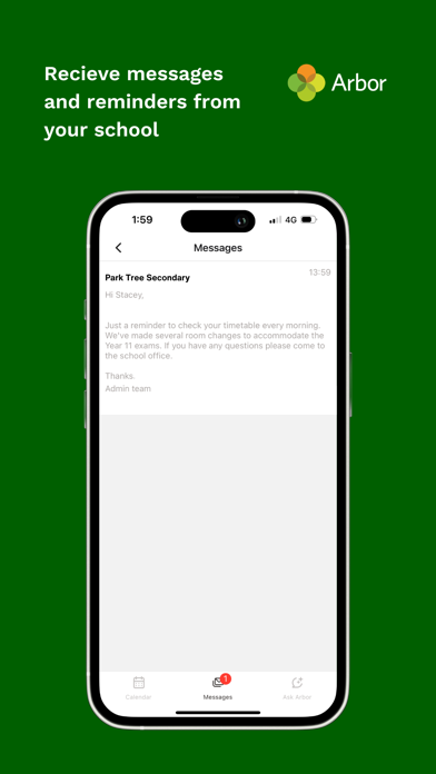 Arbor Student App Screenshot