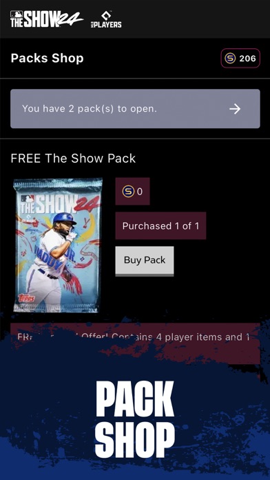 MLB The Show Companion App Screenshot