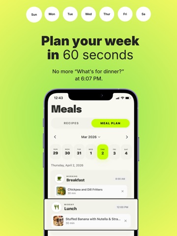 Trackabite: Meal Planner iPad screenshot