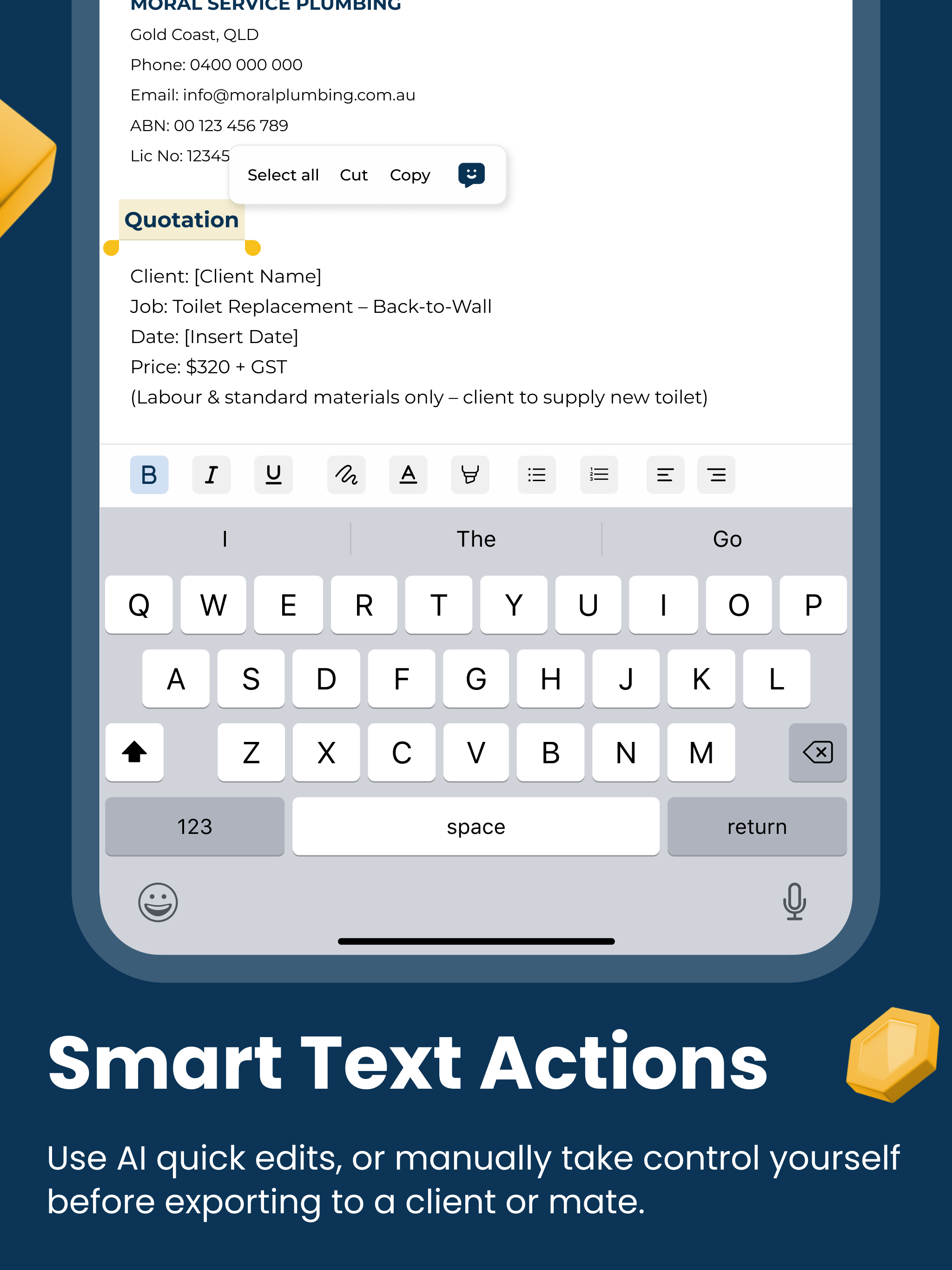 Tradie AI: AI Quote & Invoice screenshot 14