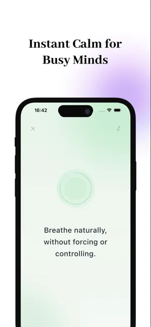 1 Minute Calm – Stress Relief screenshot 1