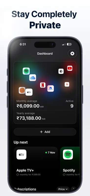 NotSubs : Subscription Tracker screenshot 6 of 8