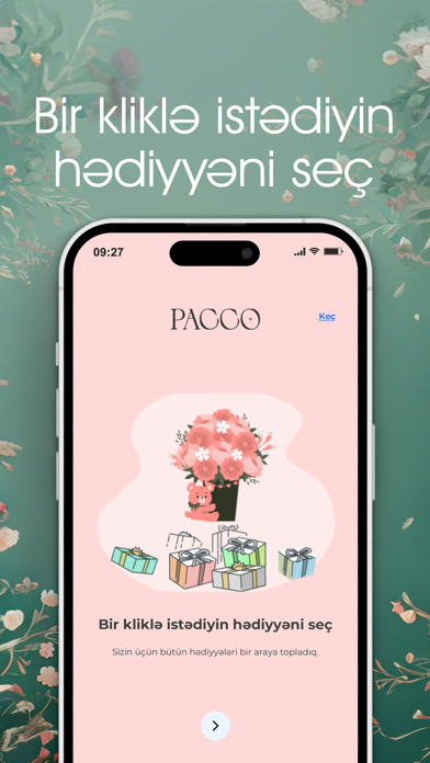 Pacco - Online gül sifarişi Screenshot