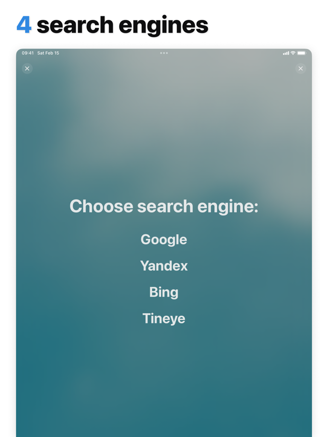 Reverse Image Search: Eye Lens Screenshot
