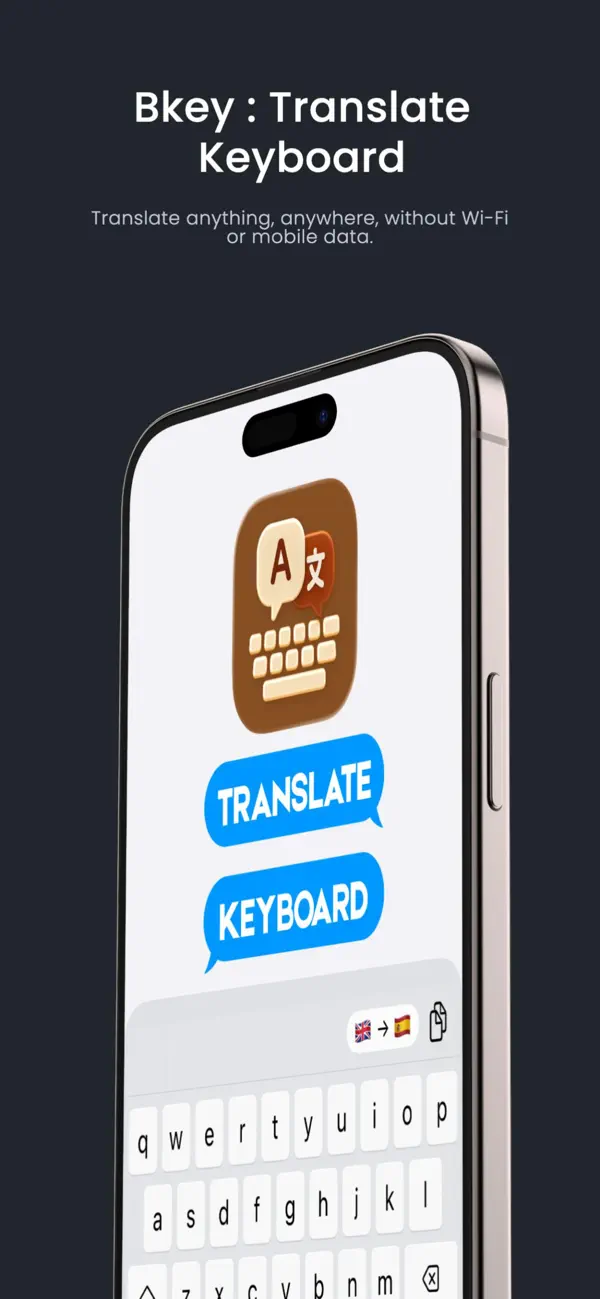 Screenshot #1 pour Bkey : Translate Keyboard