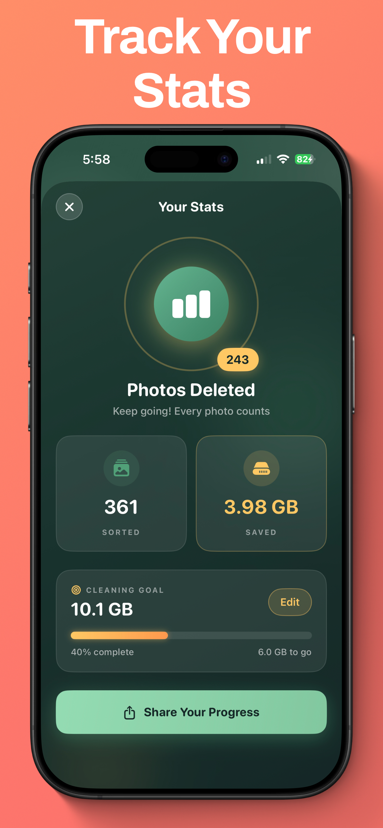 Tidy Cam - Swipe Delete Photos