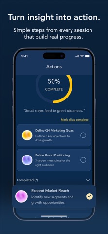 My Business Coach iPhone screenshot