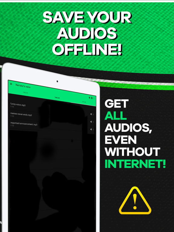 Narrator's voice iPad screenshot 6 - Entertainment app