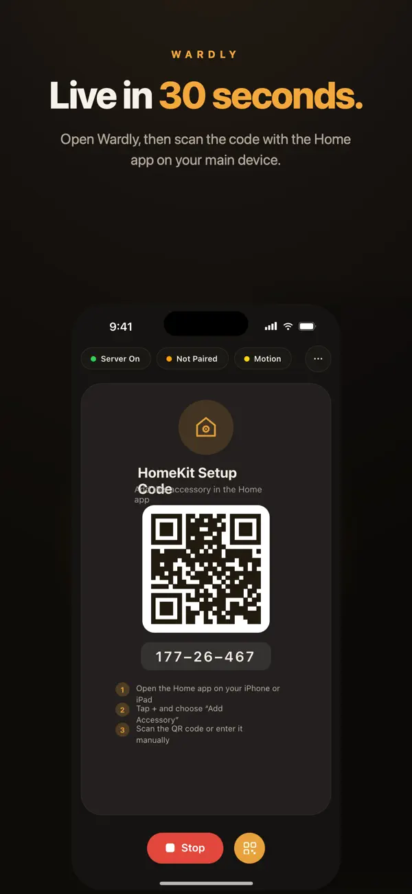 Screenshot #2 pour Wardly - Home Security Camera