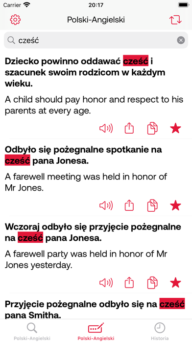 Polish English Dictionary! Screenshot