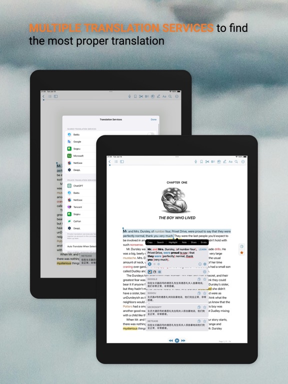 TingYue – Read Originals Easy iPad screenshot 6 - Education app