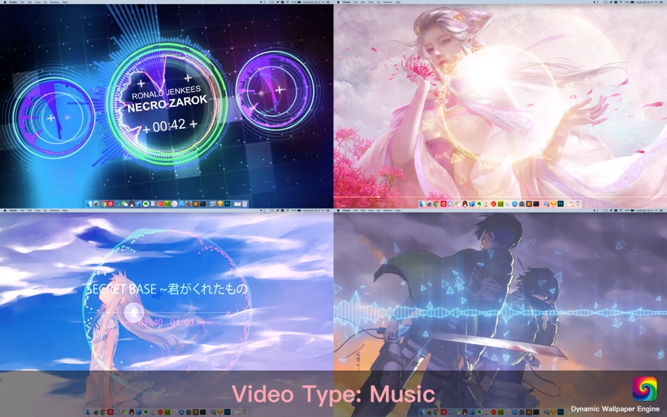 #10. Dynamic Wallpaper Engine (macOS) 由: 豪 文